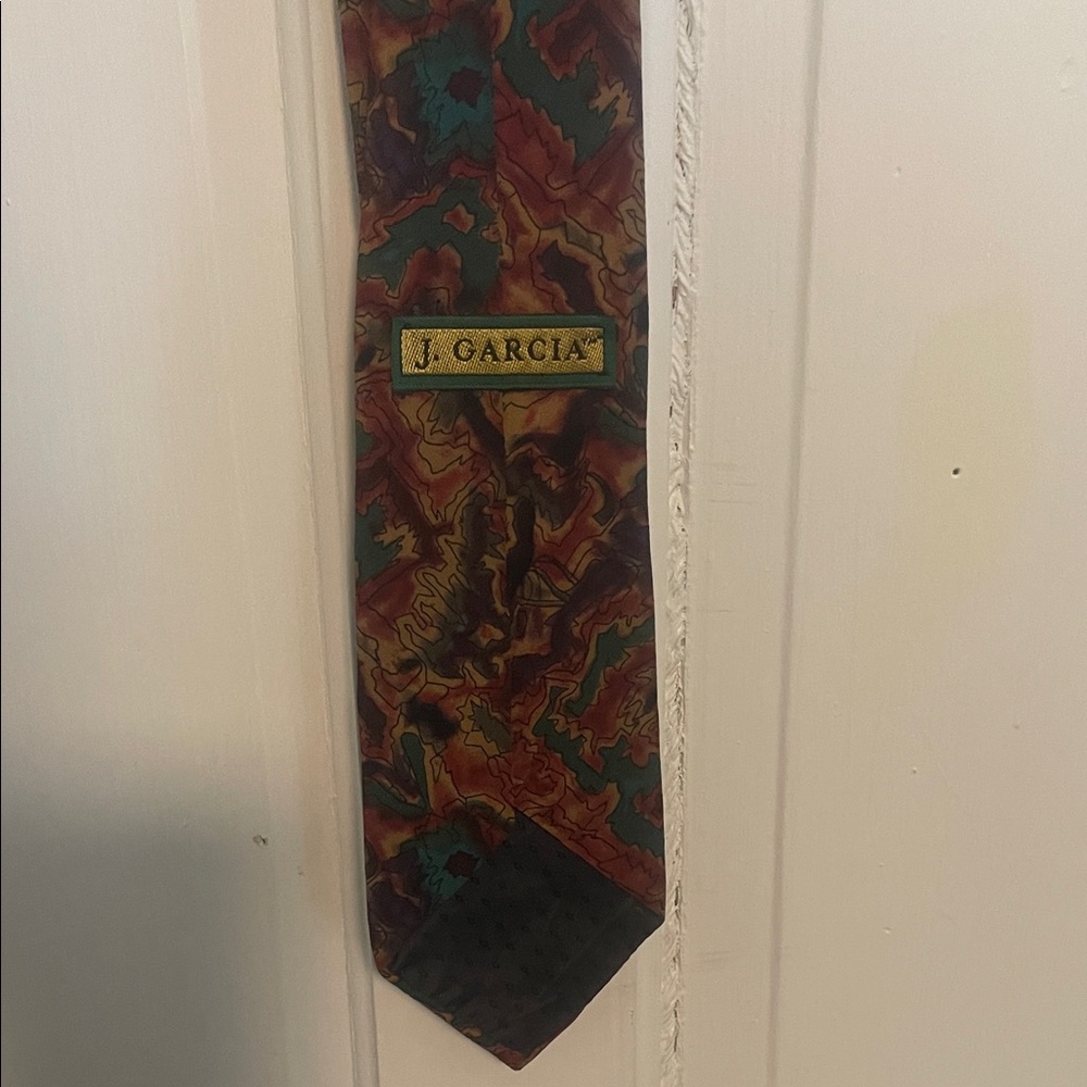 J. Garcia Multicolor Paisley Tie